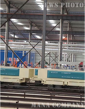 南昌發泡水泥墻板生產線試生產現場 南昌發泡水泥墻板生產線試生產現場